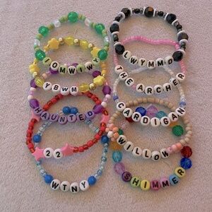 10 Pack of Taylor Swift Bracelets